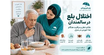 اختلال بلع در سالمندان | علائم خطر و مراقبت در منزل